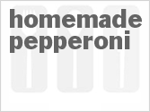 recipe for homemade pepperoni