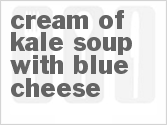 recipe for cream of kale soup with blue cheese
