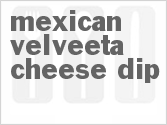 recipe for mexican velveeta cheese dip