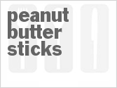 recipe for peanut butter sticks
