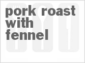 recipe for slow cooker pork roast with fennel