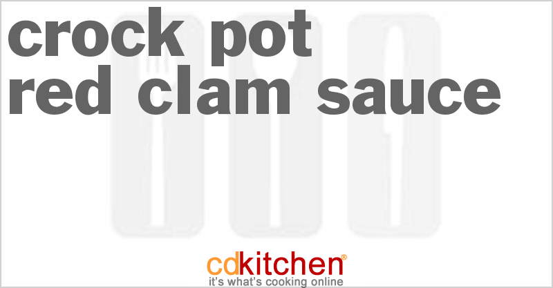Red Clam Sauce - CDKitchen.com