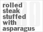 recipe for rolled steak stuffed with asparagus