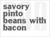recipe for slow cooker savory pinto beans with bacon