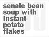 recipe for senate bean soup with instant potato flakes