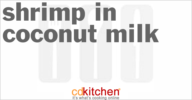 Shrimp in Coconut Milk (Ginataang Hipon) - CDKitchen.com