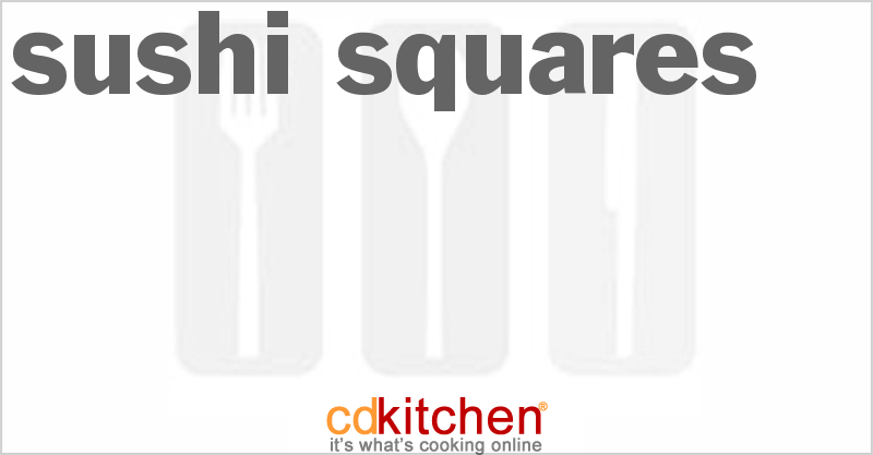Sushi Squares - CDKitchen.com