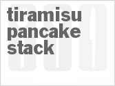 recipe for tiramisu pancake stack