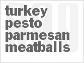 recipe for turkey pesto parmesan meatballs