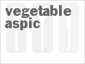 recipe for vegetable aspic