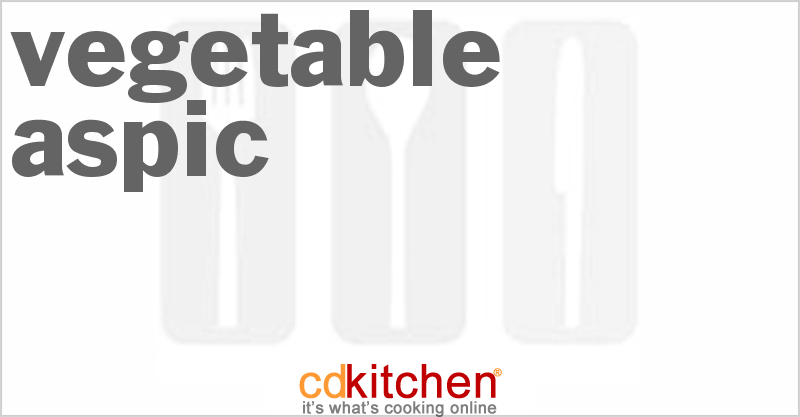 Vegetable Aspic - CDKitchen.com
