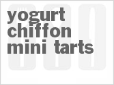 recipe for yogurt chiffon mini-tarts