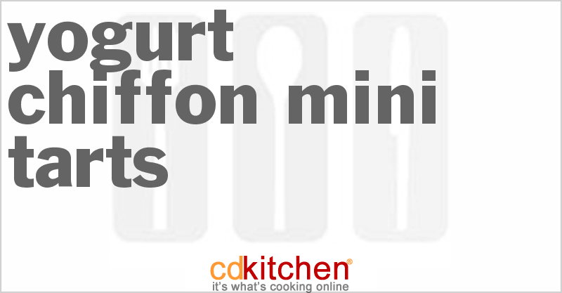 Yogurt Chiffon Mini-Tarts - CDKitchen.com