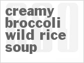 Creamy Broccoli Wild Rice Soup