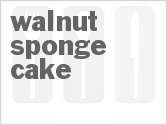 Walnut Sponge Cake