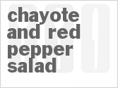 Chayote and Red Pepper Salad