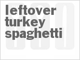 Leftover Turkey Spaghetti