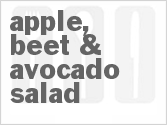 recipe for apple, beet & avocado salad