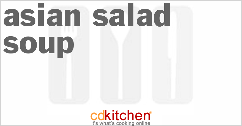 Asian Salad Soup - CDKitchen.com