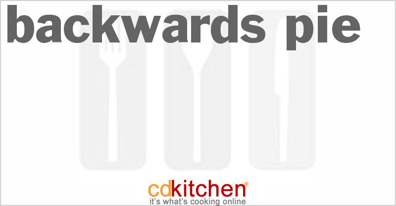 Backwards Pie - CDKitchen.com