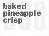 recipe for baked pineapple crisp