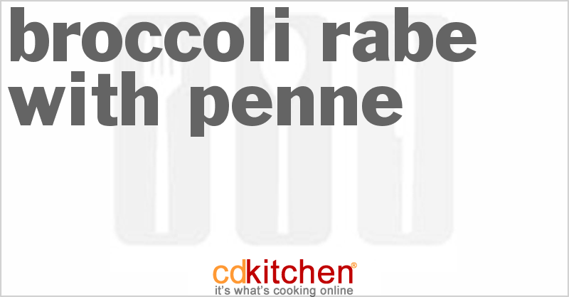 Broccoli Rabe with Penne - CDKitchen.com