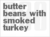 recipe for butter beans with smoked turkey
