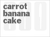 recipe for carrot-banana cake