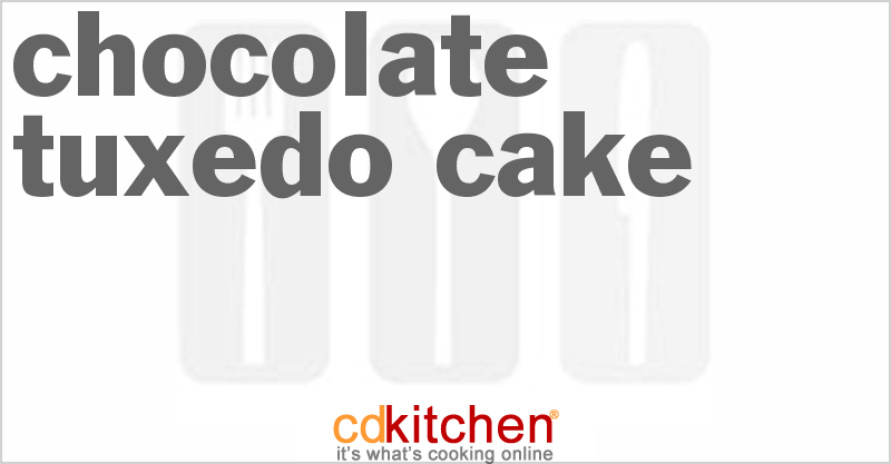 Chocolate Tuxedo Cake - CDKitchen.com