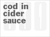 recipe for cod in cider sauce