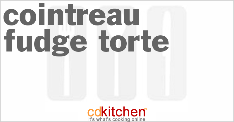 Cointreau Fudge Torte - CDKitchen.com