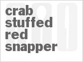 recipe for crab-stuffed red snapper