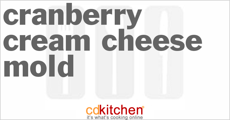 Cranberry Cream Cheese Mold - CDKitchen.com
