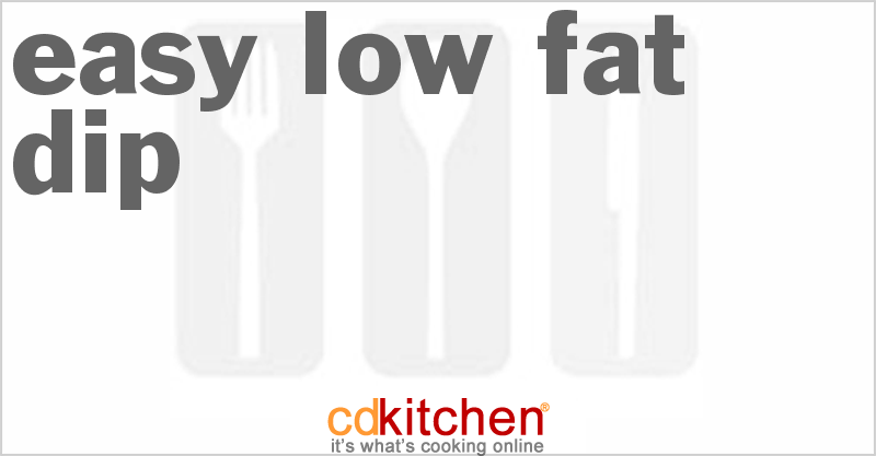 Easy Low Fat Dip - CDKitchen.com