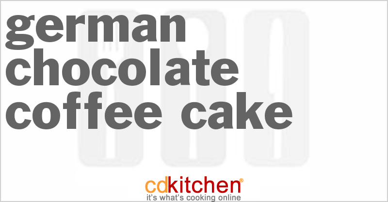 German Chocolate Coffee Cake - CDKitchen.com