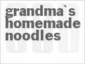 recipe for grandma's homemade noodles