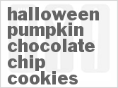 recipe for halloween pumpkin chocolate chip cookies