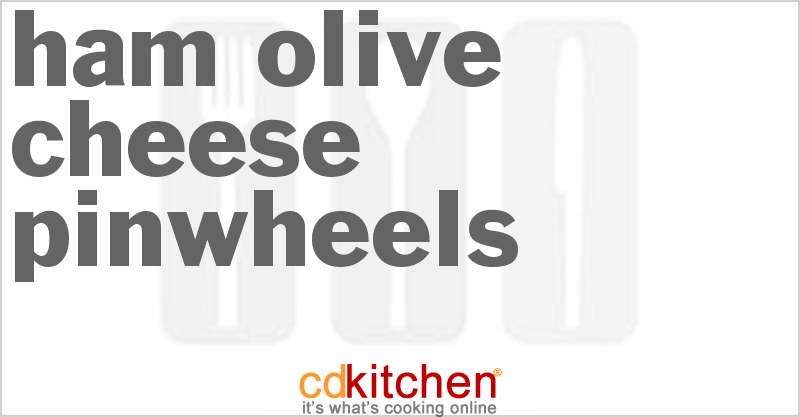 Ham-Olive-Cheese Pinwheels - CDKitchen.com