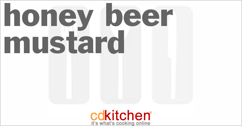 Honey Beer Mustard - CDKitchen.com