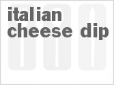 recipe for slow cooker italian cheese dip