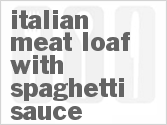 recipe for slow cooker italian meat loaf with spaghetti sauce