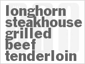 recipe for longhorn steakhouse grilled whole herb rubbed beef tenderloin with portabella cream sauce