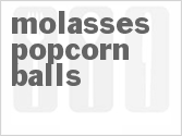 recipe for molasses popcorn balls