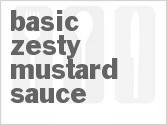recipe for basic zesty mustard sauce