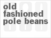 recipe for old fashioned pole beans