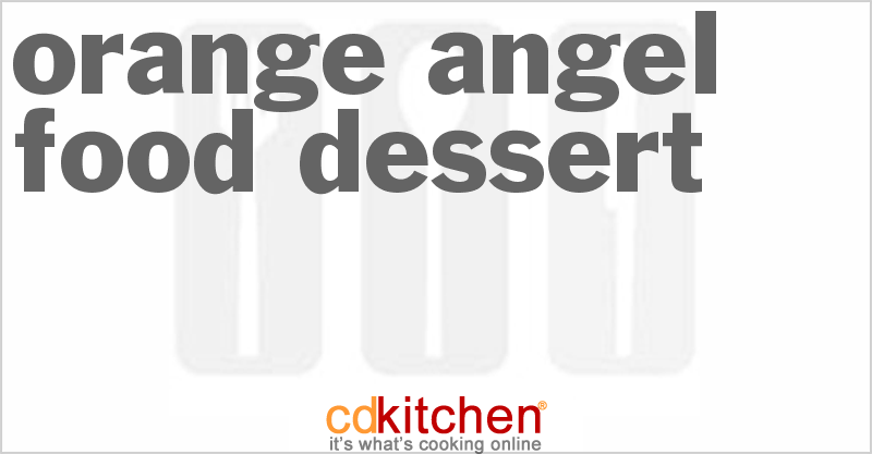 Orange Angel Food Dessert - CDKitchen.com