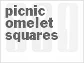 recipe for picnic omelet squares