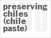 recipe for preserving chiles (chile paste)
