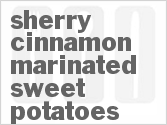 recipe for sherry-cinnamon marinated sweet potatoes