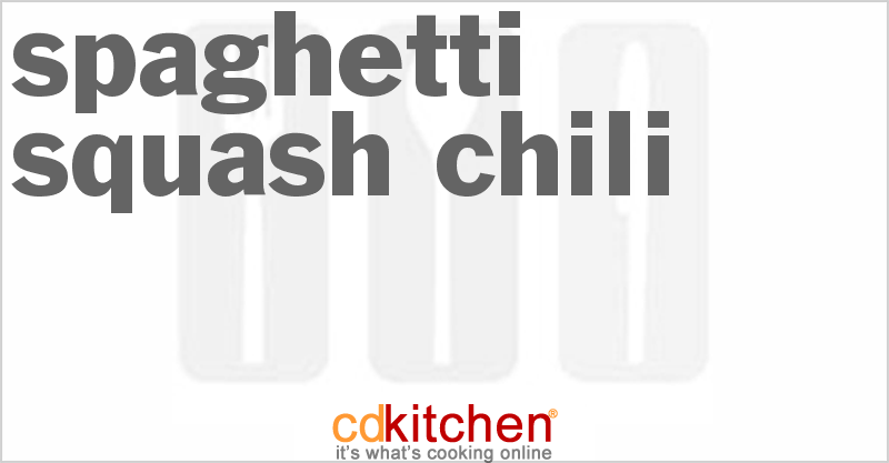 Spaghetti Squash Chili - CDKitchen.com
